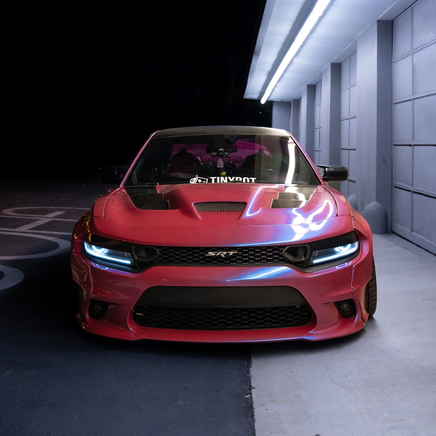 Cyberpunk Pink Vinyl Car Wrap - Tinybot Vinyl