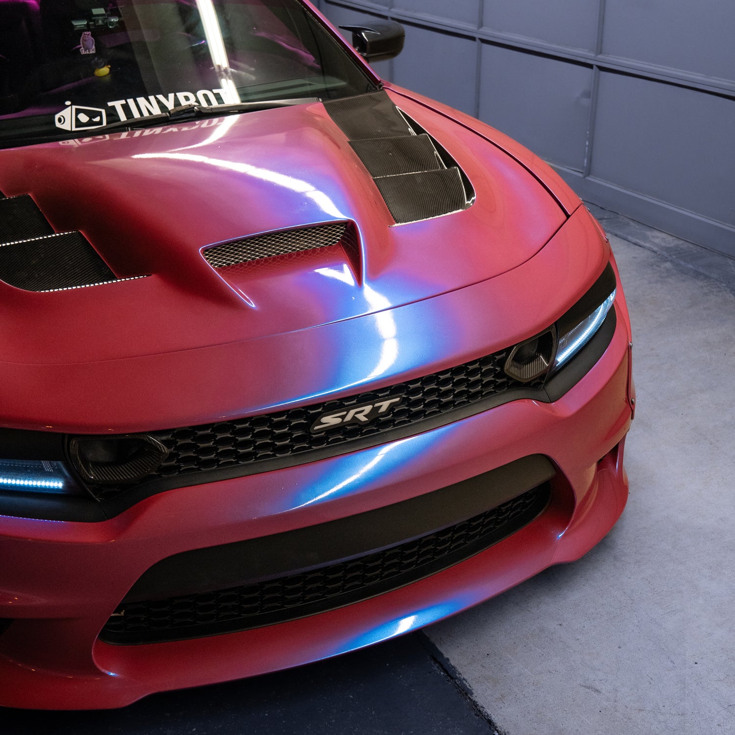 Cyberpunk Pink Vinyl Car Wrap - Tinybot Vinyl