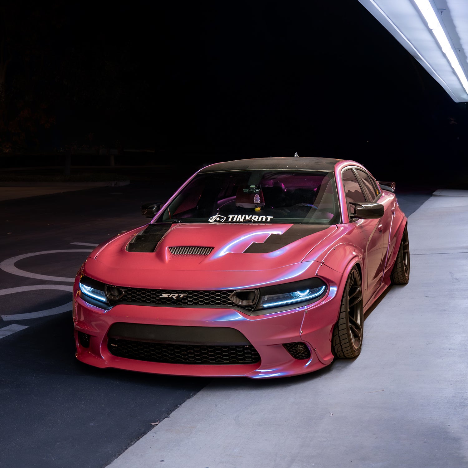 Cyberpunk Pink Vinyl Car Wrap - Tinybot Vinyl