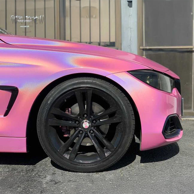 Gloss Laser Flip Pink Vinyl Car Wrap-Tinybot Vinyl – Tinybot Vinyl