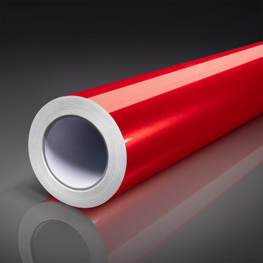 Metal Paint Candy Red Vinyl Car Wrap-Tinybot Vinyl