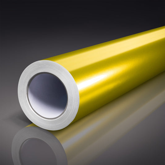 Metal Paint OSD Yellow Vinyl Car Wrap-Tinybot Vinyl