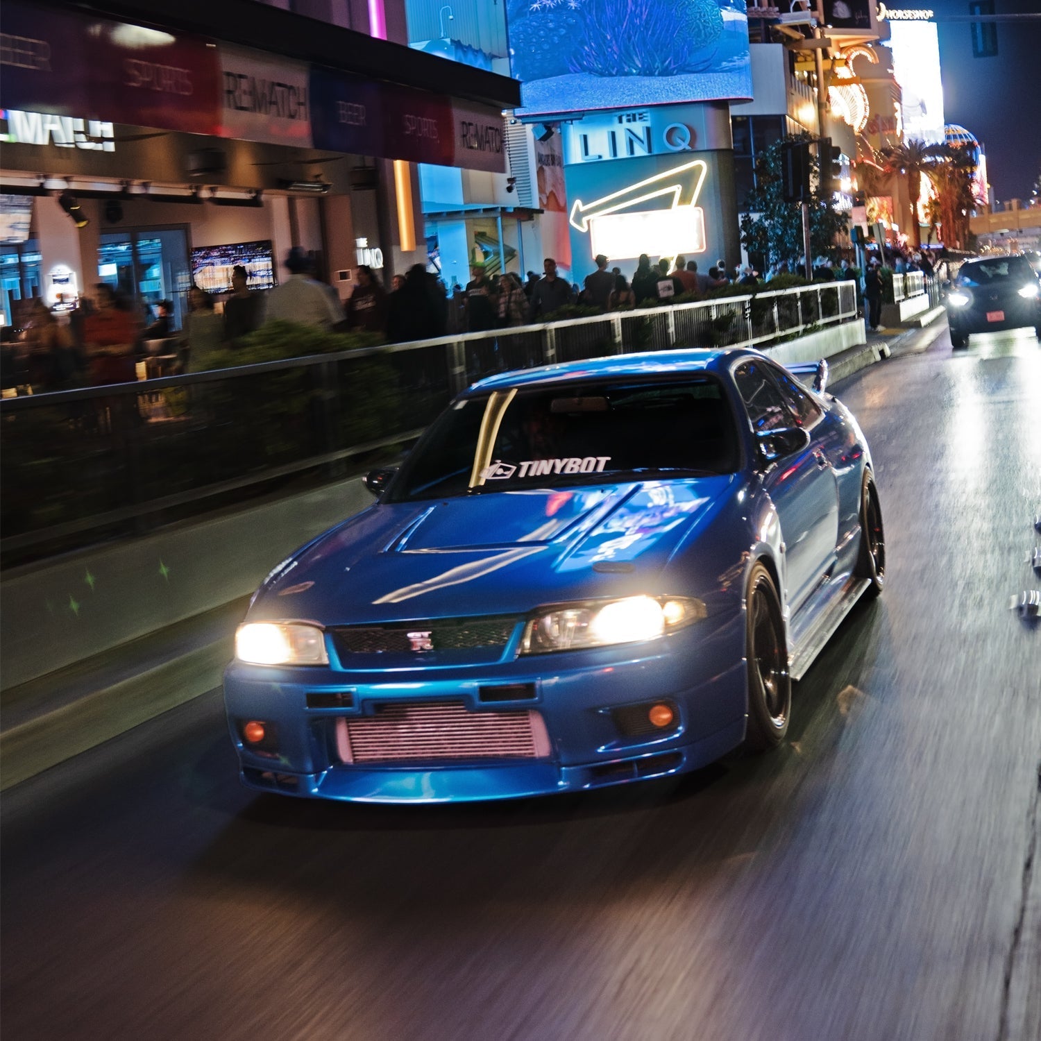 Bayside Blue Vinyl Car Wrap- Tinybot Vinyl