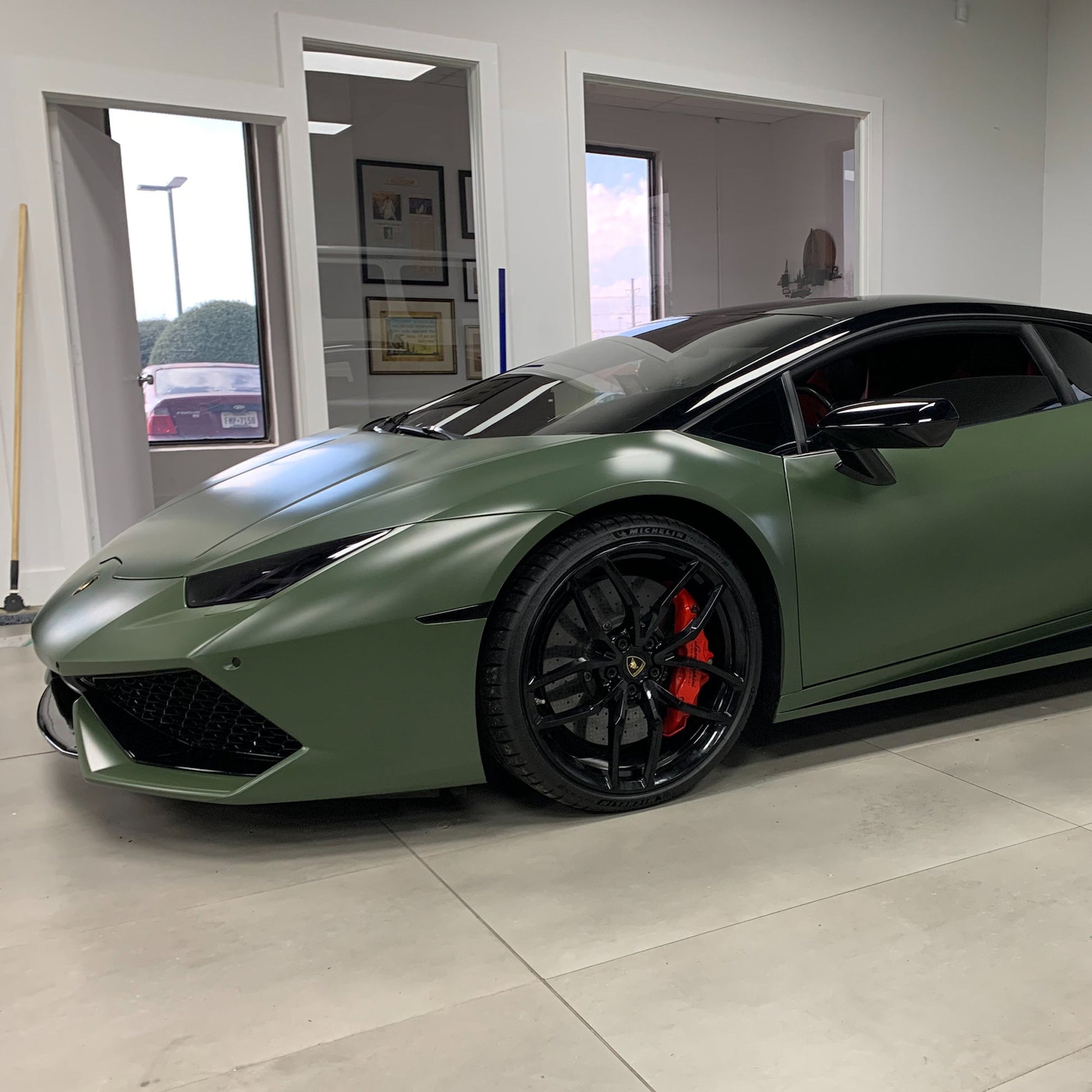 Matte Satin Army Green Vinyl Car Wrap-Tinybot Vinyl – Tinybot Vinyl Canada