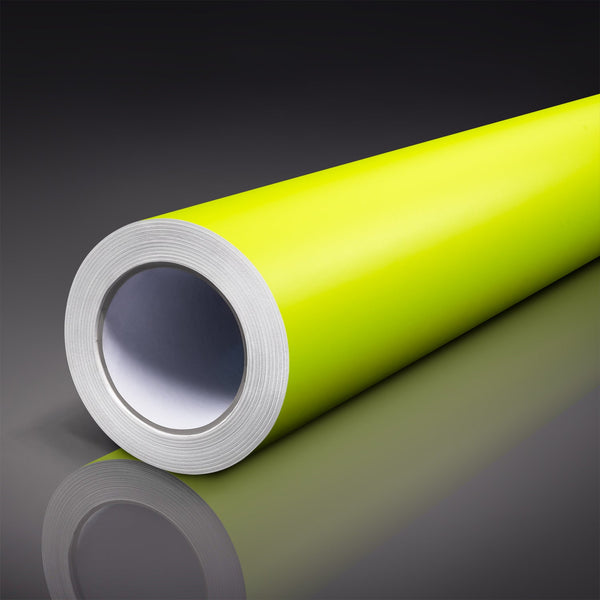 Ridiculous Matte Neon Yellow Vinyl Car Wrap-Tinybot Vinyl