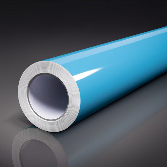 Gloss Baby Blue Vinyl Car Wrap-Tinybot Vinyl
