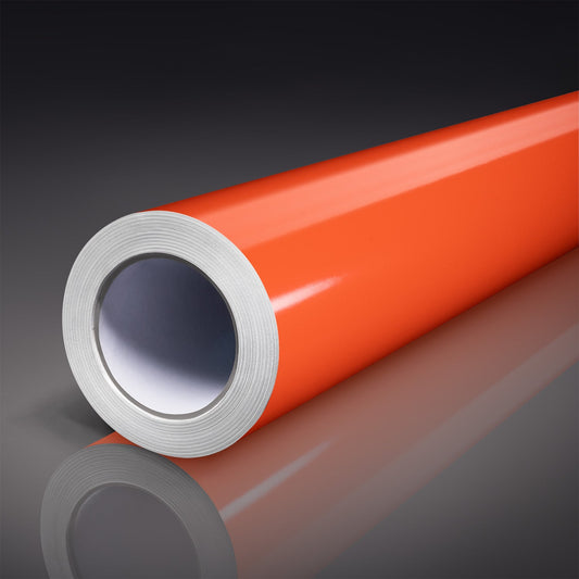 Gloss Lava Orange Vinyl Car Wrap-Tinybot Vinyl