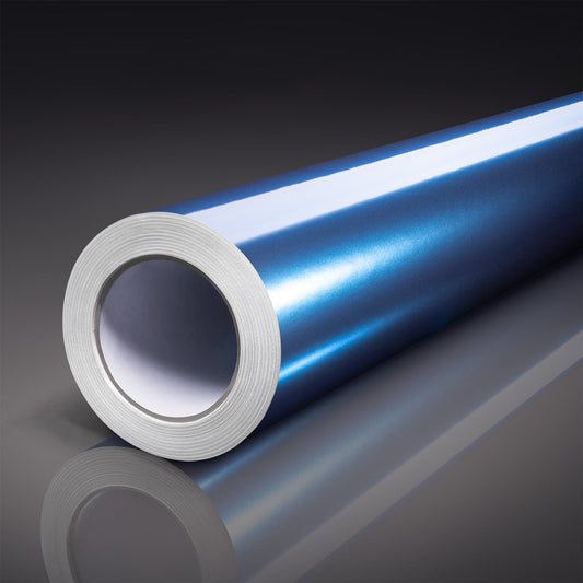 Gloss Nightcrawler Blue Vinyl Car Wrap-Tinybot Vinyl