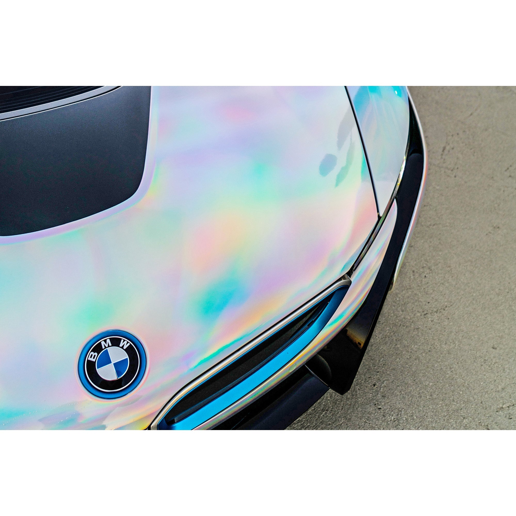 Chrome Laser Electroplated Silver Vinyl Car Wrap - Tinybot Vinyl