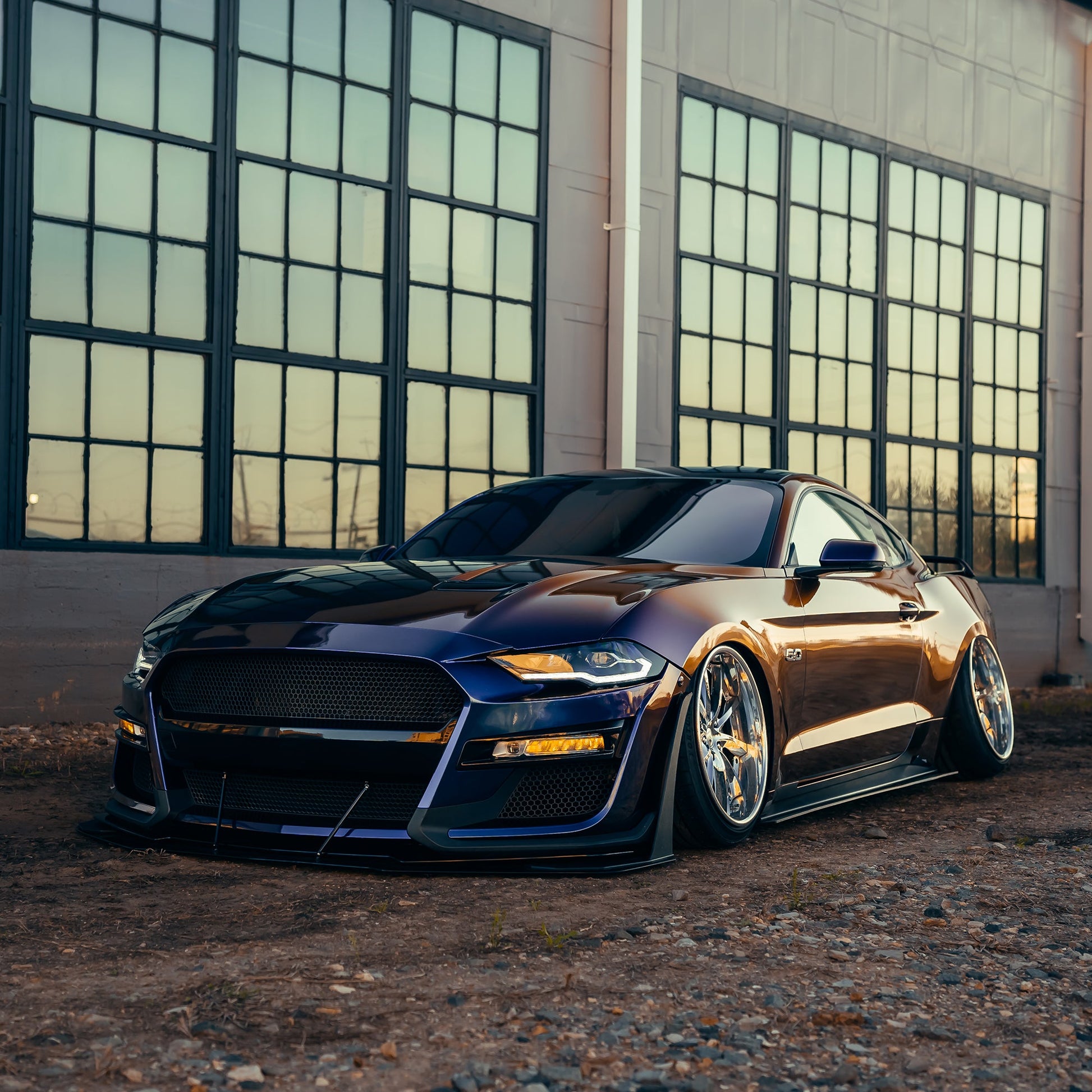 Midnight Purple III Vinyl Wrap on Car