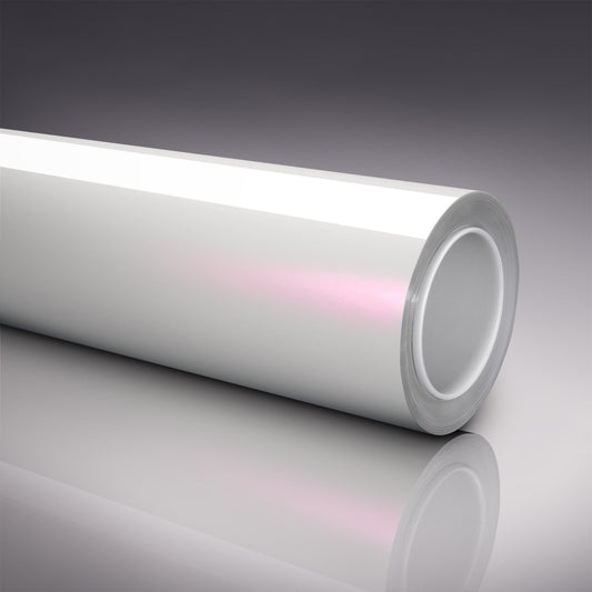 Gloss White to Pink Hybrid PPF