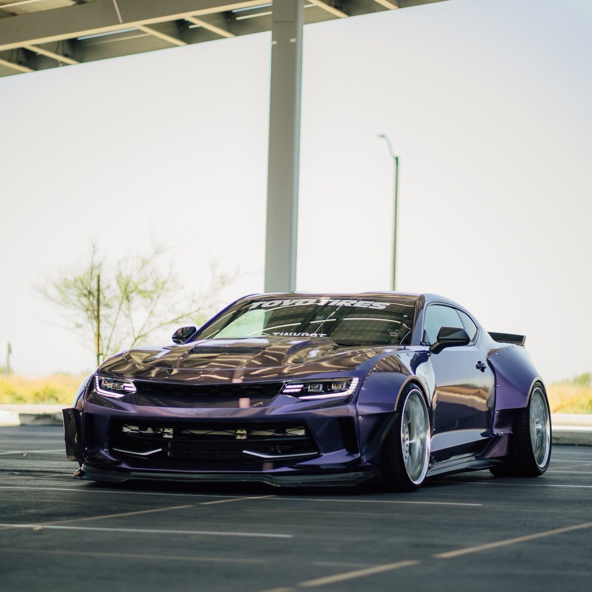 Bleak Midwinter Purple Vinyl Car Wrap - Tinybot Vinyl