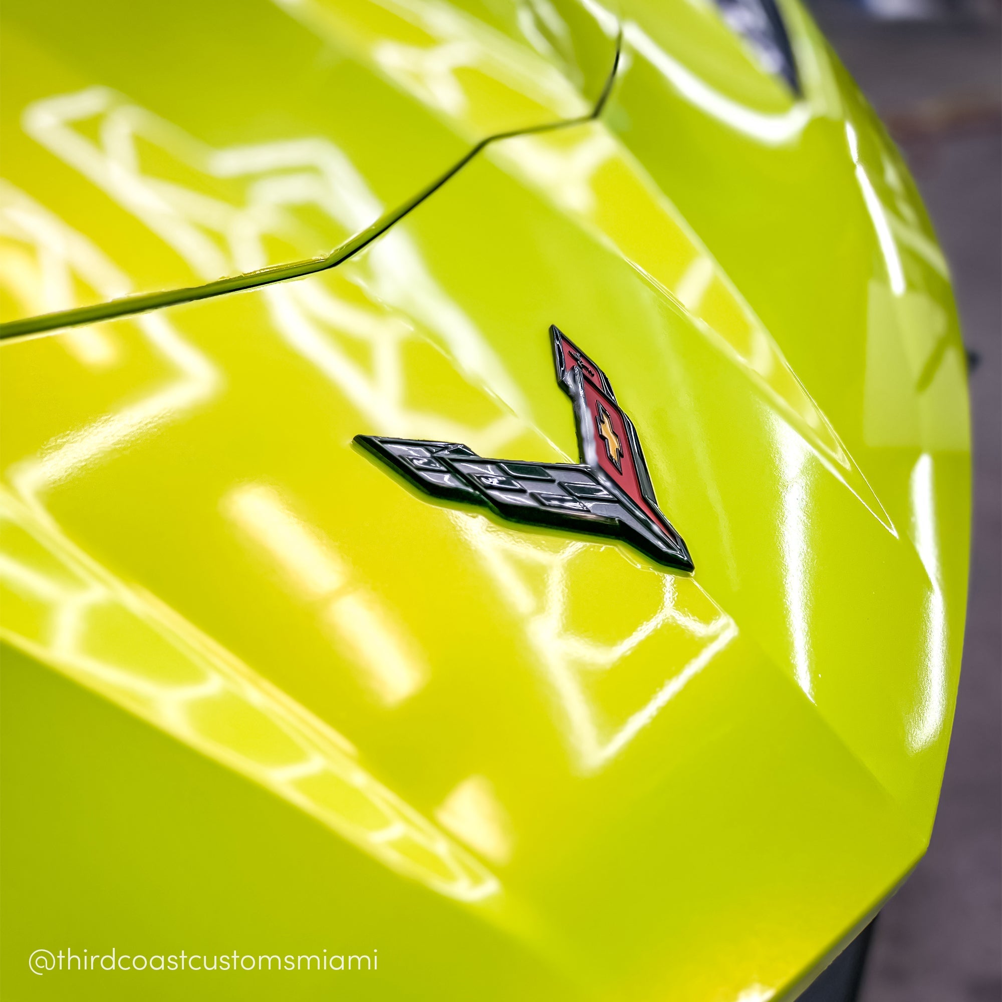 Space Gold Neon Yellow Vinyl Car Wrap-Tinybot Vinyl – Tinybot